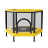 VEVOR Trampoline for Kids, Toddler Mini Trampoline, 132 lbs Capacity Indoor Outdoor Play Toys with Enclosure Net and Basketball Hoop, Easy to Assemble, Christmas Toys Birthday Gifts for Girls Boys