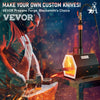VEVOR Propane Forge Portable, Single Burner Tool and Knife Making, Large Capacity Blacksmith Farrier Forges, Mini Furnace Blacksmithing, Gas Forging Tools and Equipment, Complete Kit