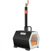 VEVOR Propane Forge Portable, Single Burner Tool and Knife Making, Large Capacity Blacksmith Farrier Forges, Mini Furnace Blacksmithing, Gas Forging Tools and Equipment, Complete Kit