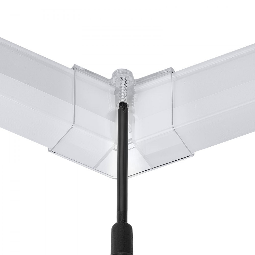 VEVOR Hexagon Garage Lights 240W 28800LM 6500K 5 Grid Systems LED Light, Bright Honeycomb Hex Car Detailing Lighting, Easy Install, Durable PC Material, for Garage, Warehouse, Workshop, Shop, Gym