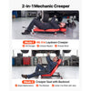 VEVOR 48.4 in 2-in-1 Mechanic Creeper, Adjustable Backrest Garage Creeper Seat, 570 lbs Under Car Rolling Chair with 6 Swivel Casters, Padded Headrest for Auto Repair