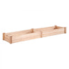 VEVOR Raised Garden Bed, 7.9 x 2 x 0.8 ft Wooden Planter Box, Outdoor Planting Boxes with Open Base, for Growing Flowers/Vegetables/Herbs in Backyard/Garden/Patio/Balcony, Burlywood