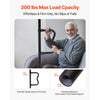 VEVOR Floor-to-Ceiling Transfer Pole, Tension Mounted Bathroom Grab Bar with Anti-Slip Curve Handle, 300 Lbs Capacity Security Pole for Elderly, Ideal Senior Safety Pole for 7-10 Ft Ceilings, Black
