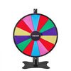 VEVOR 24 in Spinning Prize Wheel, 14 Slots Spinning Wheel with Stand, Adjustable Height Win Fortune Roulette with a Dry Erase and 2 Markers, 6 Colors, Easy Assembly, for Party Pub Trade Show Carnival