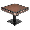 VEVOR Automatic Mahjong Table Roller Coaster Style 40 mm Folding Table, Chinese/Filipino/American Mahjong, 2 Sets of 164 Tiles, 39 x 39 in, with 4 Wheels, Hard Tabletop Cover, Cup Holders, Wine Red