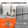 VEVOR office divider PET soundproofing material absorbs 85% of environmental noise graphic