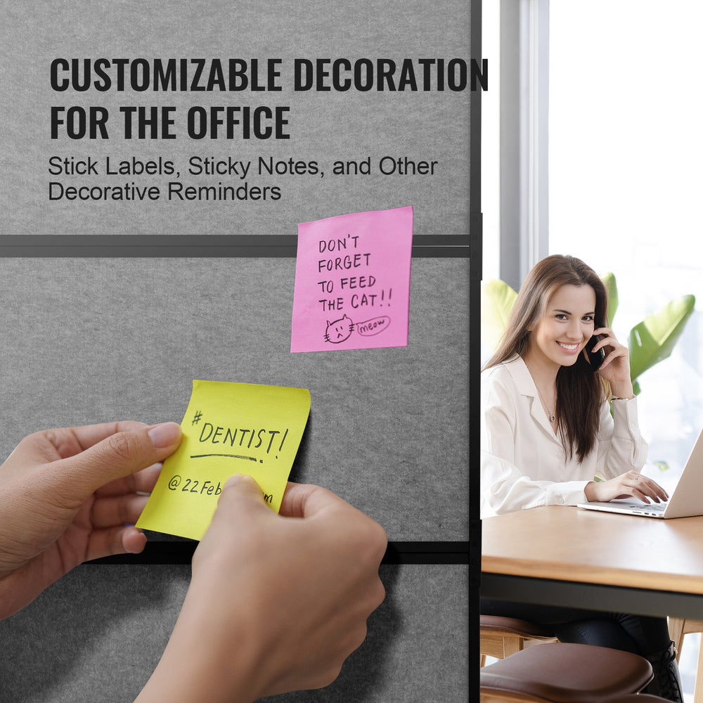VEVOR office divider customizable decoration (sticky notes/memos) graphic