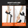 VEVOR Tripod Guitar Stand, 33 lbs/15 kg Load Capacity, Floor-Standing Foldable Guitar Stand Display Rack with 35.4-47.2 in/900-1200 mm Adjustable Height, for Guitar Acoustic Electric Classical Bass