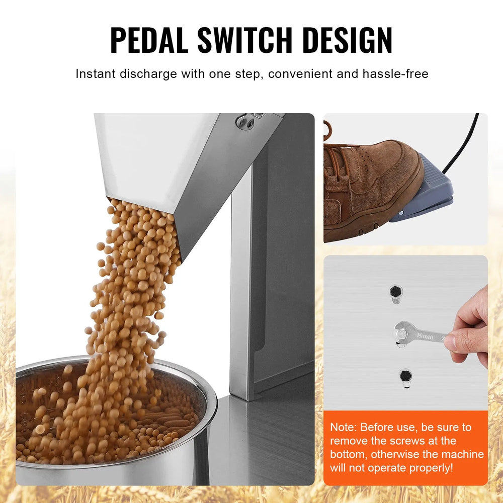 VEVOR Particle Filling Machine - Foot switch design