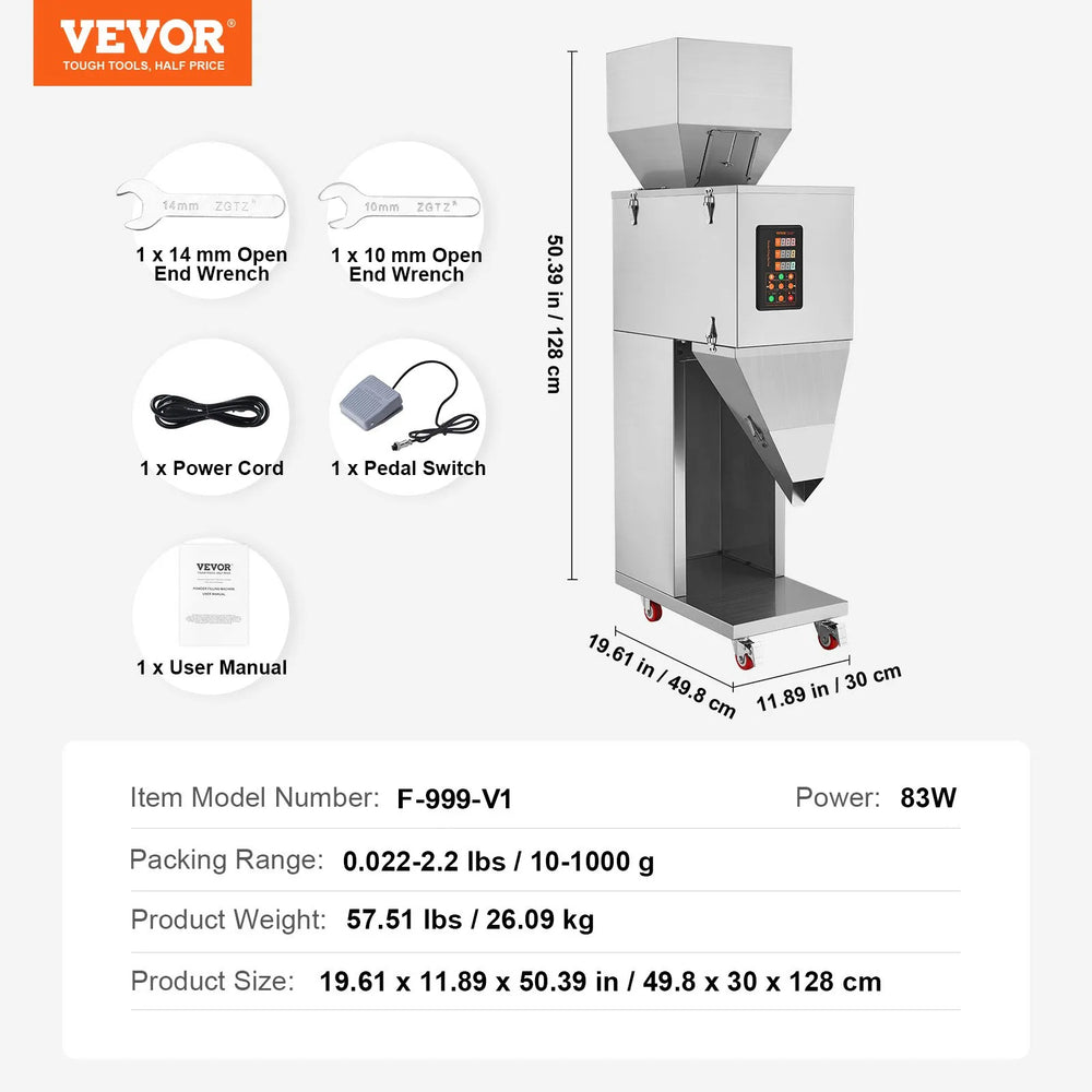 VEVOR Particle Filling Machine - Feature image 6