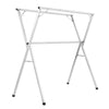 VEVOR Clothes Drying Rack, 2-Tier Telescopic Laundry Dryer Rack, Stainless Steel Drying Racks with 30 Windproof Holes and 2 Shoe Hooks, Free-Standing and Portable Hanger for Outdoor & Indoor Use