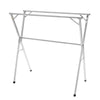 VEVOR Clothes Drying Rack, 2-Tier Telescopic Laundry Dryer Rack, Stainless Steel Drying Racks with 30 Windproof Holes and 2 Shoe Hooks, Free-Standing and Portable Hanger for Outdoor & Indoor Use