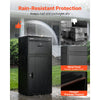 VEVOR Package Delivery Box for Outside 43.31 in Large Metal Parcel Drop Box, for Porch, Curbside & House Storage, Lockable Anti-Theft Waterproof Weatherproof, Thick Secure Mailbox for Outdoor, Black
