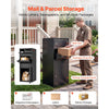 VEVOR Package Delivery Box for Outside 47.24 in Large Metal Parcel Drop Box, for Porch, Curbside & House Storage, Lockable Anti-Theft Waterproof Weatherproof, Thick Secure Mailbox for Outdoor, Black