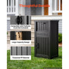 VEVOR Package Delivery Box for Outside 44.13 in Large Parcel Drop Box Black, for Porch, Curbside & House Storage, Lockable Anti-Theft Waterproof Weatherproof, Thick PP Secure Mailbox for Outdoor Use