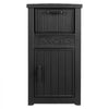 VEVOR Package Delivery Box for Outside 44.13 in Large Parcel Drop Box Black, for Porch, Curbside & House Storage, Lockable Anti-Theft Waterproof Weatherproof, Thick PP Secure Mailbox for Outdoor Use