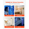 VEVOR Sensory Bubble Tube Lamp, 2.67 ft Bubble Fish Tube, Sensory Aquarium Lamp with 6 Floating Fish & 16 Color Effects, Remote Control, Stress Relief Calming Light for Bedroom Living Room Home Decor