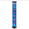 VEVOR Sensory Bubble Tube Lamp, 2.67 ft Bubble Fish Tube, Sensory Aquarium Lamp with 6 Floating Fish & 16 Color Effects, Remote Control, Stress Relief Calming Light for Bedroom Living Room Home Decor