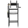 VEVOR Freestanding Garden Hose Reel, Holds 125 Feet of 5/8-inch Hose, Wall Mount or Ground Mount, Detachable Holder Stand with Storage Rack, 5 ft Leader Hose, Brass Fitting, 4 Spikes, for Backyards