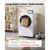VEVOR Vacuum Freeze Dryer Machine, 17.6-26.5 lbs/Batch, 5 Tray, 10 Presets for Fruit Vegetable Meat, Durable Freestanding Freeze Drying Equipment with Wheel, App Control, LCD Touchscreen, Auto Defrost