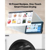 VEVOR Vacuum Freeze Dryer Machine, 22-33.1 lbs/Batch, 6 Trays, 10 Presets for Fruit Vegetable Meat, Durable Freestanding Freeze Drying Equipment with Wheel, App Control, LCD Touchscreen, Auto Defrost