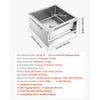 VEVOR mop sink dimensioned diagram and specifications graphic