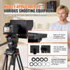 VEVOR Teleprompter, 10" Aluminum Alloy, Desktop Prompter with Adjustable Spectroscope, Remote Control, for YouTube, Twitch, Zoom, Supports DSLR/Webcam/Smartphone, for Video Recording/Live Streaming
