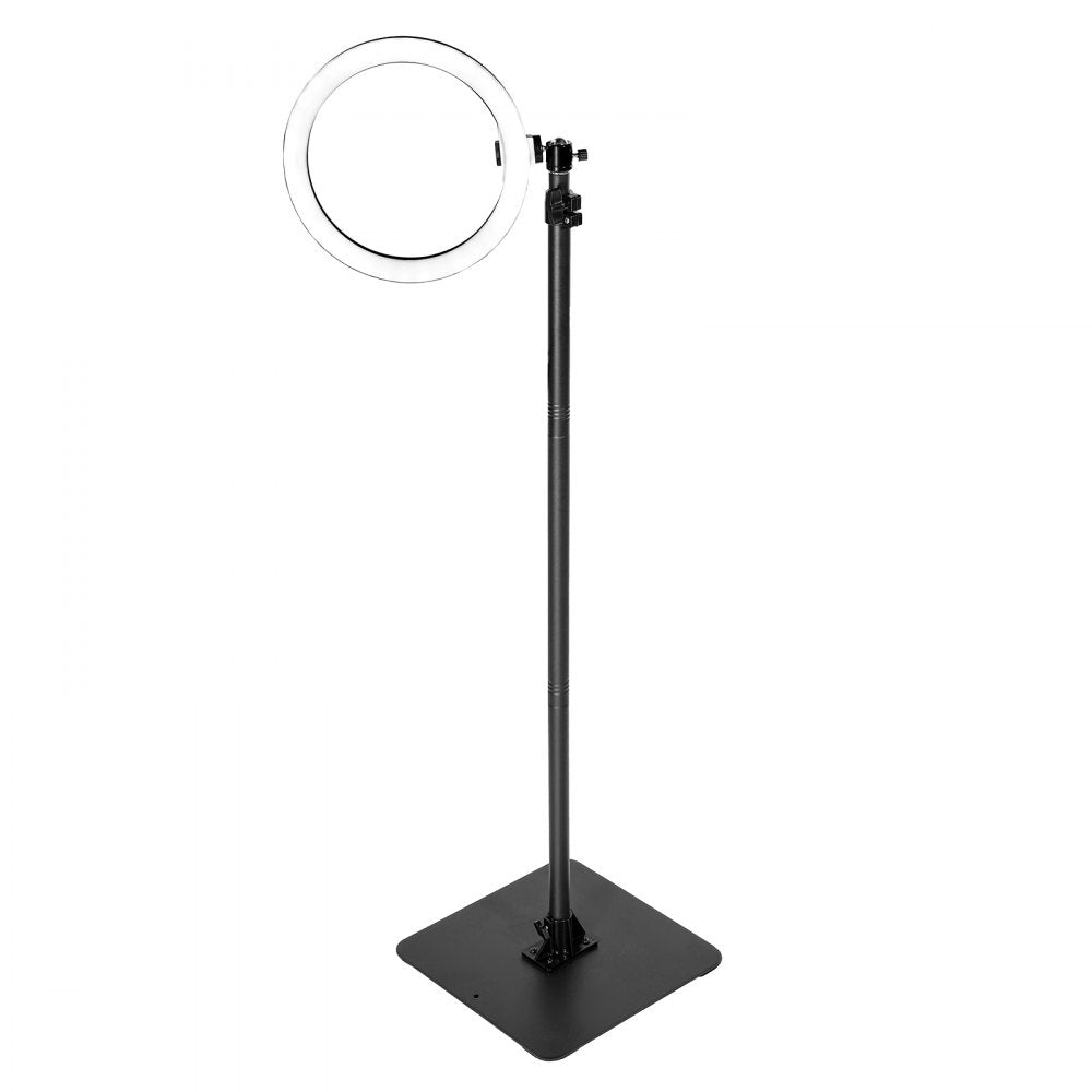 VEVOR Projector Stand, Projector Floor Stand with Adjustable Height 30.3 to 63.4 inch, 360° Horizontal Rotation Projectors Cart for Meetings, Outdoor Movies, Video Stand, Gimbal Mount or Tray Support