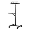 VEVOR Projector Stand, 2 Shelves Laptop Floor Stand, Projector Stands Table with Adjustable Height 33.86 to 53.54 inch, I-Beam Frame Projectors Stands Tripod for Meetings, Outdoor Movies, Video Stand