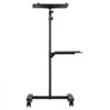 VEVOR Projector Stand with Wheels, Projector Floor Stand Adjustable Height from 22.8 to 57.3 in, Projector Mount with 2 Trays, Ideal for Outdoor Movies, Home, Office, Stage and Studio, Black