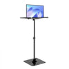 VEVOR Projector Stand, Projector Floor Stand Adjustable Height from 30.3 to 63.4 in, Projector Mount with Tray, Ideal for Outdoor Movies, Home, Office, Stage and Studio, Black