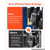 VEVOR Compressed Air Dryer, 50CFM Refrigerated Air Dryer, 120V 60Hz Industrial Refrigerated Air-Drying System for 10HP Compressors - with Color Screen Control Panel and Automatic Drainage