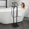 VEVOR Clawfoot Bathtub Faucet, Freestanding Tub Faucets with Handheld Shower, Vintage Oil-Rubbed Bronze Tub Filler Faucet Shower Kit with 360° Rotation Spout & 59-inch Long Hose for Bathtubs