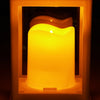 VEVOR 12 Pcs Decorative Candle Lantern, LED Electric Flameless Candle, Plastic LED Holder with Glass, Wall Hanging Indoor Porch Lanterns for Wedding Table Party Farmhouse Indoor Decor, White