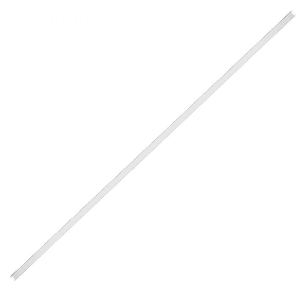 VEVOR 10-Pack 6.6 ft/2M U Shape LED Aluminum Channel, with Milky Cover, End Caps and Mounting Clips, Aluminum Profile for LED Strip Light Installations, Easy Installation, for Under Cabinet Counter