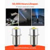 VEVOR LED Flashlight Bulbs, P13.5S 4-12 Volt, 230LM Flashlight Conversion Replacement Kit, Longer Life and Brighter White Maglight LED Bulbs for 3-16 Cell C/D Flashlights, Headlights,Lamp, Torch