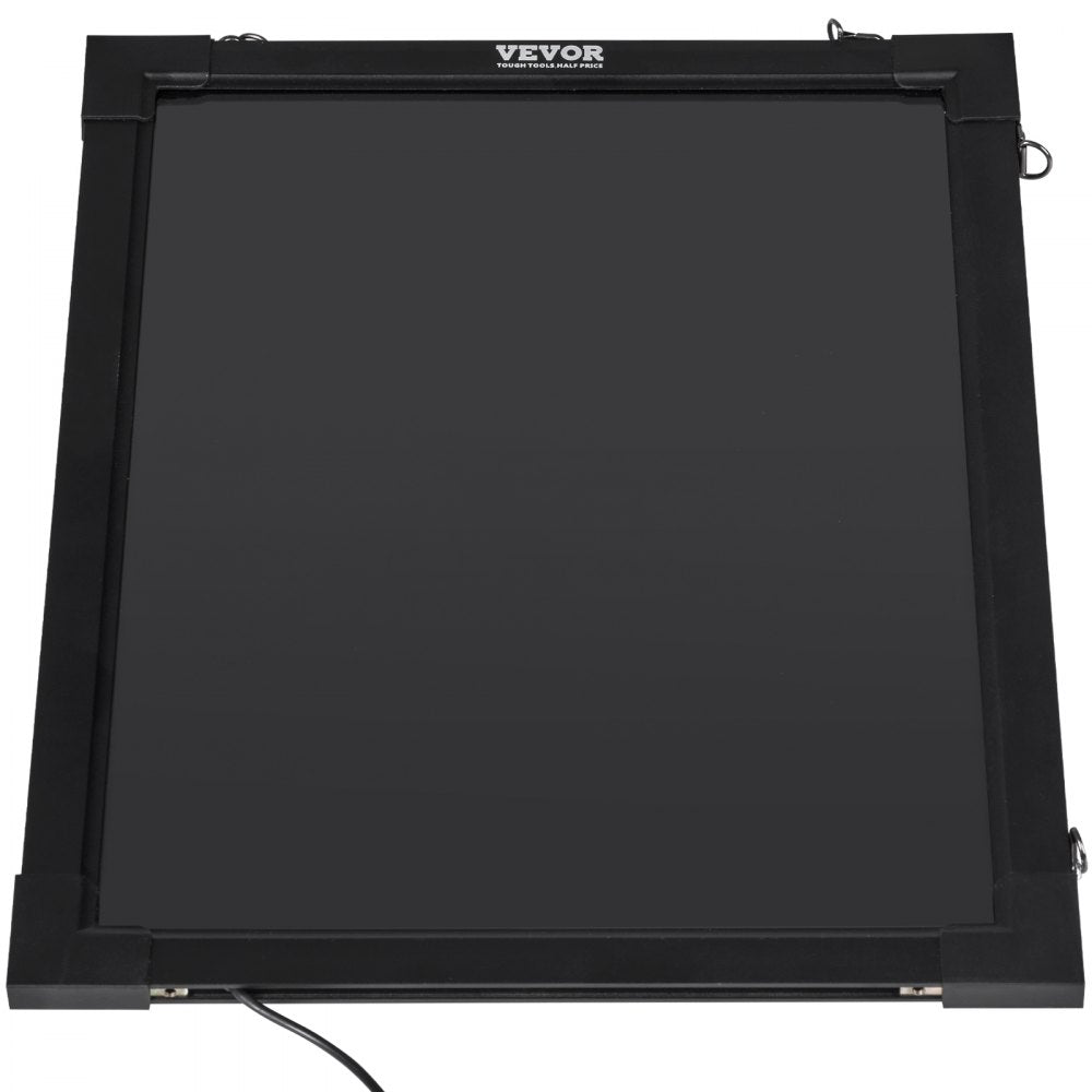 VEVOR LED Message Writing Board, 16"x12" Illuminated Erasable Lighted Chalkboard, Neon Effect Menu Sign Board, Drawing Board with 8 Fluorescent Chalk Markers and Remote Control, for Home Wedding Shop