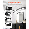 VEVOR 5-Light LED Modern Vanity Light Fixtures, 33.46-Inch, Black Finish Bathroom Wall Lighting Fixture Over Mirror, with IP44 Waterproof, for Bathroom, Living Room, Bedroom, Hallway, Cool White 6000K