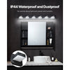 VEVOR 6-Light LED Modern Vanity Light Fixtures, 40.35-Inch, Black Finish Bathroom Wall Lighting Fixture Over Mirror, with IP44 Waterproof, for Bathroom, Living Room, Bedroom, Hallway, Cool White 6000K