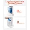 VEVOR Tower Fan, 23.3ft/s Velocity Quiet Floor Fan, 70° Oscillating Fans for Indoors with 9 Speeds, 4 Modes, 24H Timer, Portable Standing Bladeless Fan with Remote Control for Bedroom, Office, Home