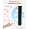 VEVOR Tower Fan, 23.3ft/s Velocity Quiet Floor Fan, 70° Oscillating Fans for Indoors with 9 Speeds, 4 Modes, 24H Timer, Portable Standing Bladeless Fan with Remote Control for Bedroom, Office, Home
