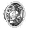 VEVOR 16-Inch Wheel Simulator 8 Lug SUS304 Stainless Steel Rear Wheel Cover, Fit 1975-2025 Ford E350, E450 Models, 4 Hand Holes, Heavy-Duty Polished Appearance, Upgrade Replacements, for Trucks RVs