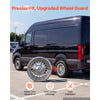 VEVOR 16-Inch Wheel Simulator 6 Lug SUS304 Stainless Steel Rear Wheel Cover, Fit for 2007-2026 Sprinter 3500, 3500XD, 4500 Models, Heavy-Duty Polished Appearance, Upgrade Replacements, for Trucks RVs