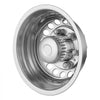 VEVOR 16-Inch Wheel Simulator 6 Lug SUS304 Stainless Steel Rear Wheel Cover, Fit for 2007-2026 Sprinter 3500, 3500XD, 4500 Models, Heavy-Duty Polished Appearance, Upgrade Replacements, for Trucks RVs