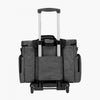VEVOR Rolling Laptop Bag, Fits Up to 15.6 Inch Laptop, Wheeled Briefcase, Teacher Roller Computer Tote Bag with Detachable Trolley & Telescopic Handle, Laptop Case for Work Travel, Women & Men (Gray)