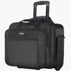 VEVOR Rolling Laptop Bag, Fits Up to 17.3 Inch Laptop, Wheeled Briefcase, Roller Computer Tote Bag with Wheels & Telescoping Handle, Laptop Case for Work Travel Business Office, Women & Men (Black)