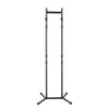 VEVOR Bike Stand for 4 Bikes, Freestanding Vertical Bike Storage Rack, with Height-Adjustable Hooks, Heavy-Duty Carbon Steel Garage Bicycle Floor Stand, Ideal for Garage, Apartment, Home, Black