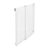 VEVOR Baby Gate for Stairs, 28-43 in Adjustable Width, 30 in High Dog Gate, No Bottom Bar, One-Handed Operation, Easy Drilling Installation with Hardware Kit, for Stairs, Doorways, and House, White