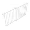 VEVOR Baby Gate for Stairs, 31-48 in Adjustable Width, 30 in High Dog Gate, No Bottom Bar, One-Handed Operation, Easy Drilling Installation with Hardware Kit, for Stairs, Doorways, and House, White