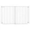 VEVOR Baby Gate for Stairs, 31-48 in Adjustable Width, 30 in High Dog Gate, No Bottom Bar, One-Handed Operation, Easy Drilling Installation with Hardware Kit, for Stairs, Doorways, and House, White